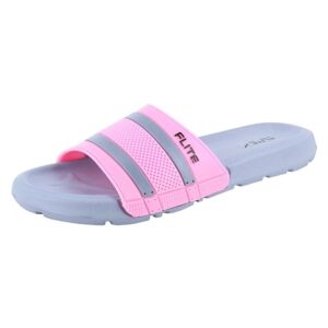 Slippers/ slides light weight soft Pink-www.stepupfashions.com