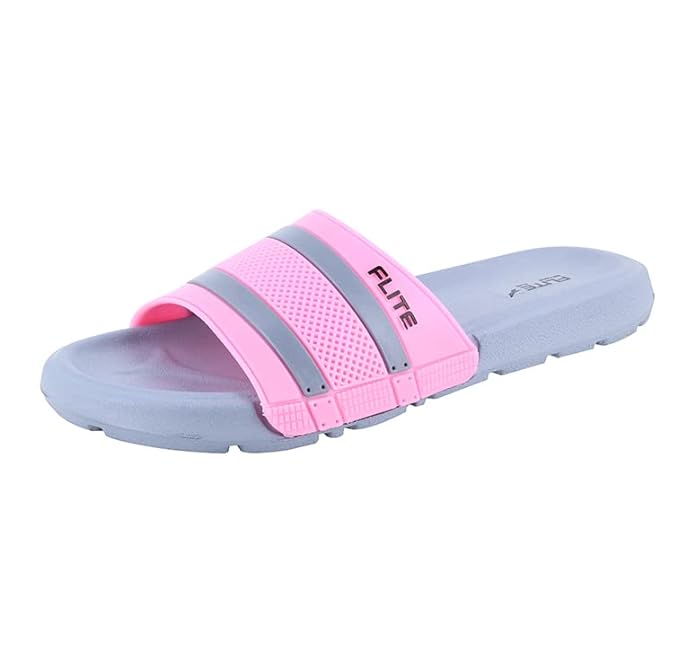 Slippers/ slides light weight soft Pink-www.stepupfashions.com