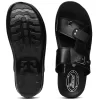 shop for Paragon PU6758G men’s Black thong sandals with cushioned sole and open toe