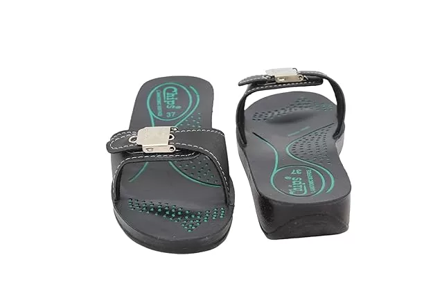 Blue women’s slipper for women, featuring a stylish synthetic leather upper, cushioned PU sole, and open-toe comfort design-ideal for casual wear, daily use, and easy maintenance. Perfect women’s footwear choice for comfort, fashion, and durability. Shop ladies’ slippers online for the latest in women’s shoes and sandals.