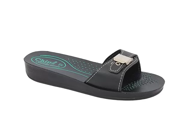 Blue women’s slipper for women, featuring a stylish synthetic leather upper, cushioned PU sole, and open-toe comfort design-ideal for casual wear, daily use, and easy maintenance. Perfect women’s footwear choice for comfort, fashion, and durability. Shop ladies’ slippers online for the latest in women’s shoes and sandals.