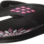 FLITE 64 Ladies Flip Flop comfortable durable daily wear Black Pink