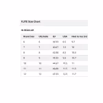 FLITE MEN SIZE CHART