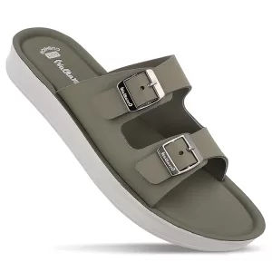 "WALKAROO Women's Olive Sandals with Soft Cushion Footbed and Buckles".