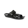 shop for Paragon PU6758G men’s Black thong sandals with cushioned sole and open toe