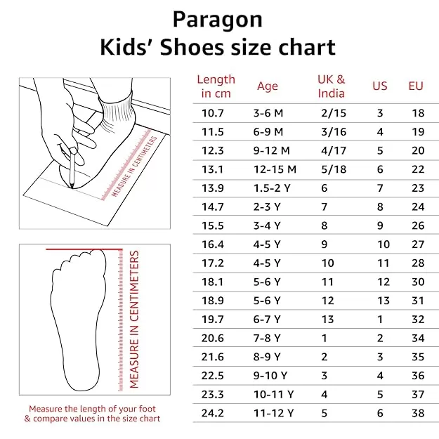 PARAGON Boy's Kids P-Toes Black Sandal school full black