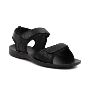 PARAGON Boy's Kids P-Toes Black Sandal school full black