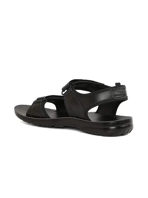 PARAGON Boy's Kids P-Toes Black Sandal school full black