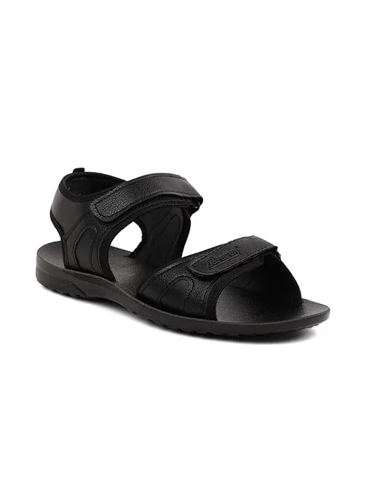 PARAGON Boy's Kids P-Toes Black Sandal school full black